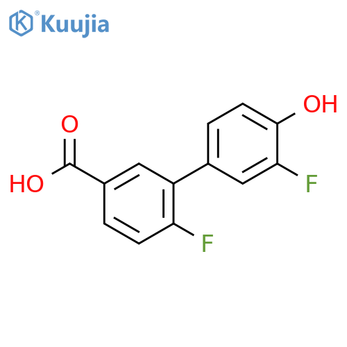 [1,1'-Biphenyl]-3-carboxylic acid, 3',6-difluoro-4'-hydroxy- structure