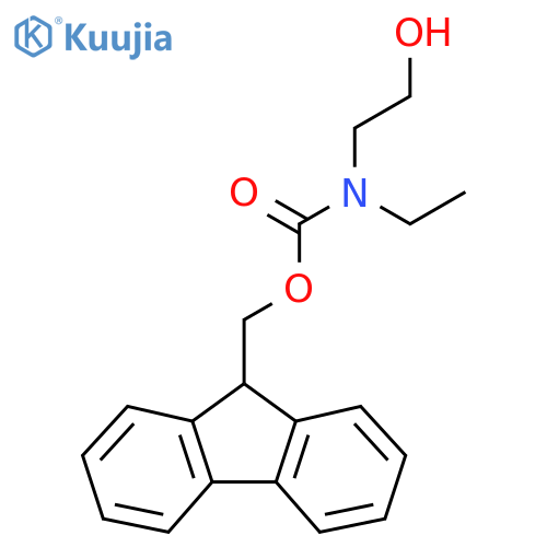 Carbamic acid, N-ethyl-N-(2-hydroxyethyl)-, 9H-fluoren-9-ylmethyl ester structure