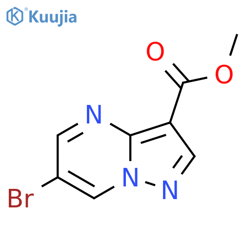 Methyl 6-Bromopyrazolo[1,5-a]pyrimidine-3-carboxylate structure