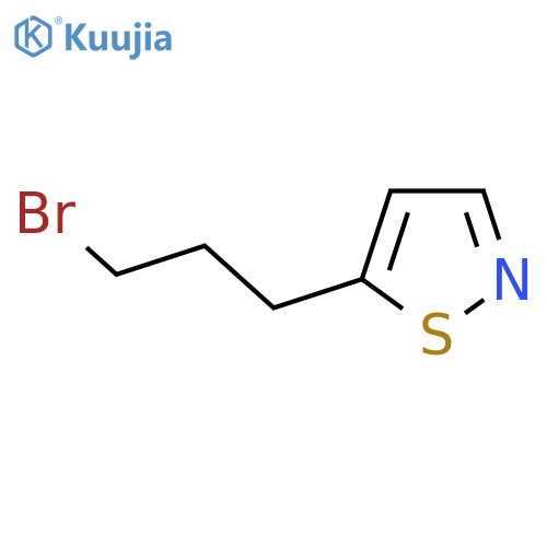 5-(3-Bromopropyl)-1,2-thiazole structure