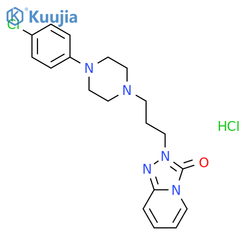 2-3-4-(4-Chlorophenyl)-1-piperazinylpropyl-1,2,4-triazolo4,3-apyridin-3(2H)-one Hydrochloride structure