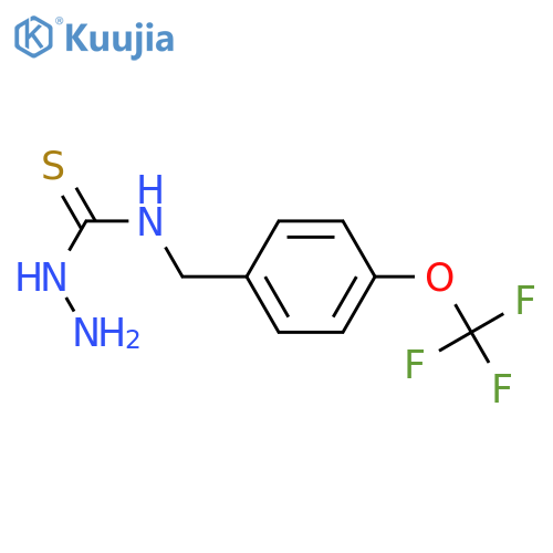 4-(4-Trifluoromethoxybenzyl)thiosemicarbazide structure