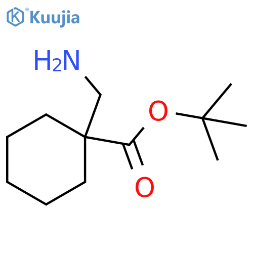 1-Aminomethyl-cyclohexanecarboxylic acid tert-butyl ester structure