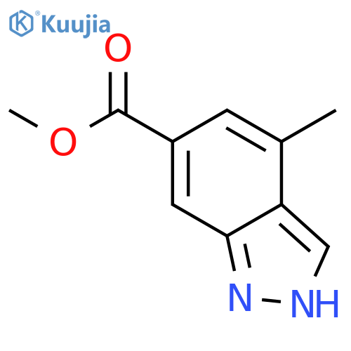 Methyl 4-methyl-1H-indazole-6-carboxylate structure