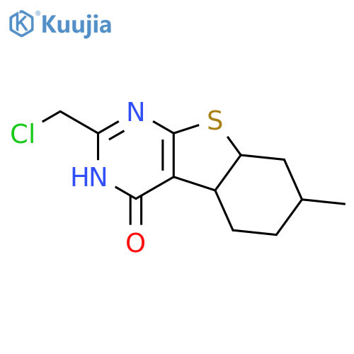 5-(Chloromethyl)-11-methyl-8-thia-4,6-diazatricyclo[7.4.0.0,]trideca-2(7),3,5-trien-3-ol structure