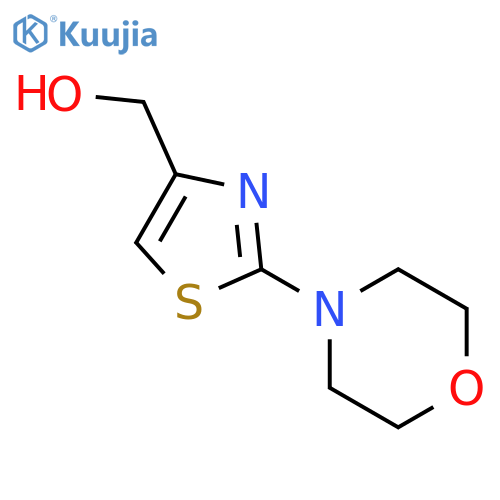 (2-morpholino-1,3-thiazol-4-yl)methanol structure