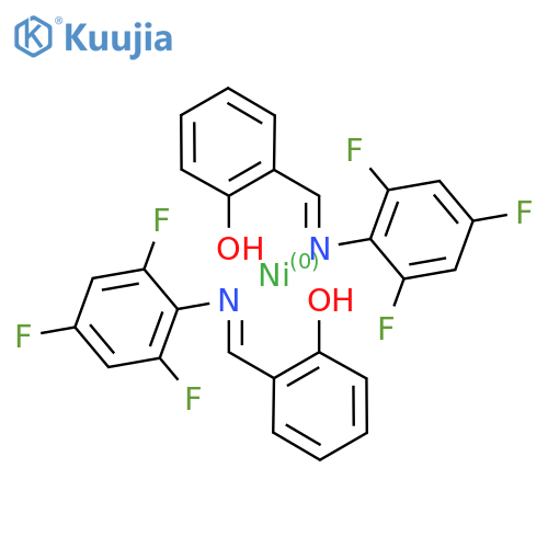 Bis-[N-(salicylidene)-2,4,6-trifluoroaniline]-nickel(II) structure