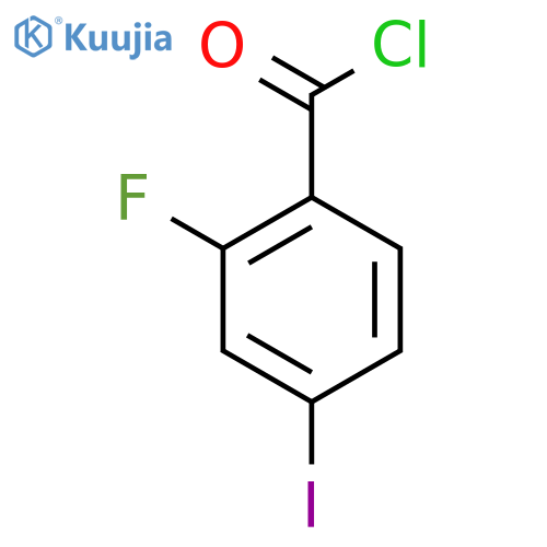 p-Iodo-o-fluorobenzoyl chloride structure