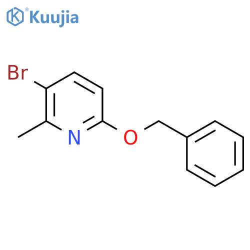 6-(Benzyloxy)-3-bromo-2-methylpyridine structure