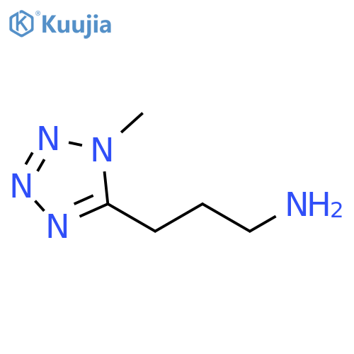 3-(1-methyl-1H-1,2,3,4-tetrazol-5-yl)propan-1-amine structure