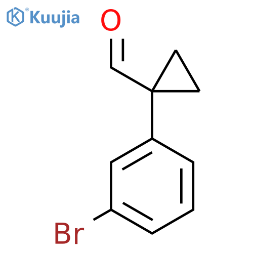 1-(3-Bromo-phenyl)-cyclopropanecarbaldehyde structure