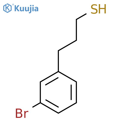 3-(3-bromophenyl)propane-1-thiol structure