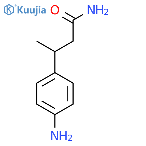 3-(4-Aminophenyl)butanamide structure
