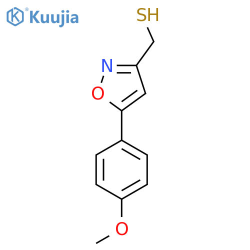 5-(4-methoxyphenyl)-1,2-oxazol-3-ylmethanethiol structure