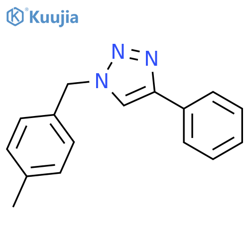 1H-1,2,3-Triazole, 1-[(4-methylphenyl)methyl]-4-phenyl- structure