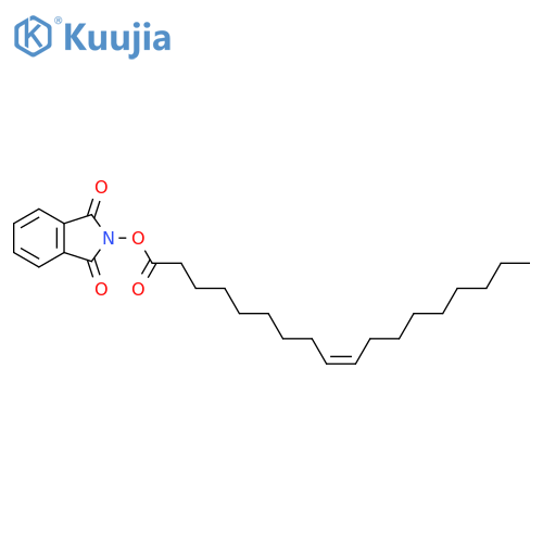 1,3-dioxo-2,3-dihydro-1H-isoindol-2-yl (9Z)-octadec-9-enoate structure
