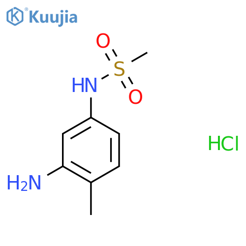 N-(3-Amino-4-methylphenyl)methanesulfonamide hydrochloride structure