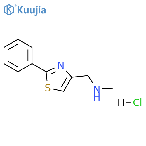 methyl(2-phenyl-1,3-thiazol-4-yl)methylamine dihydrochloride structure