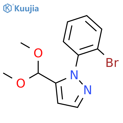 1-(2-Bromophenyl)-5-(dimethoxymethyl)-1H-pyrazole structure