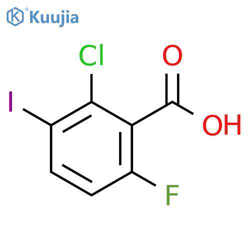 2-chloro-6-fluoro-3-iodobenzoic acid structure