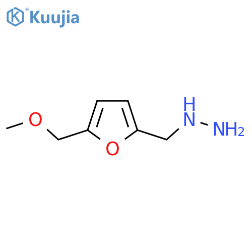 {5-(methoxymethyl)furan-2-ylmethyl}hydrazine structure