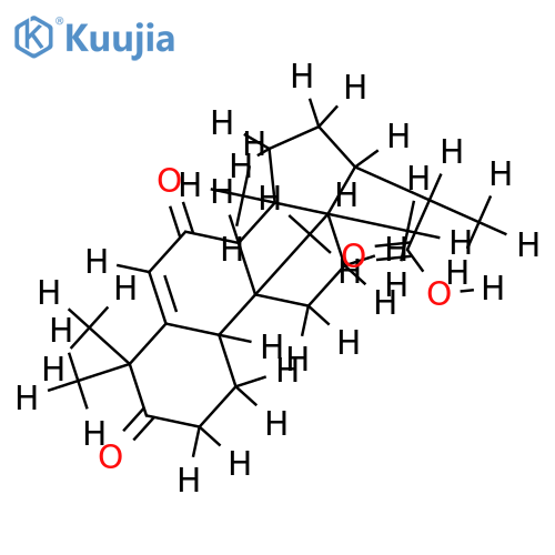 3,7-dioxo-23,24,25,26,27-pentanorcucurbit-5-en-22-oic acid structure