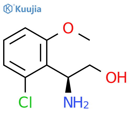 (2S)-2-AMINO-2-(2-CHLORO-6-METHOXYPHENYL)ETHAN-1-OL structure