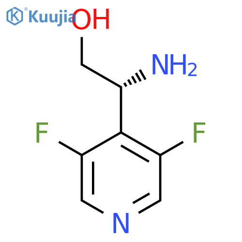 (2R)-2-amino-2-(3,5-difluoropyridin-4-yl)ethan-1-ol structure
