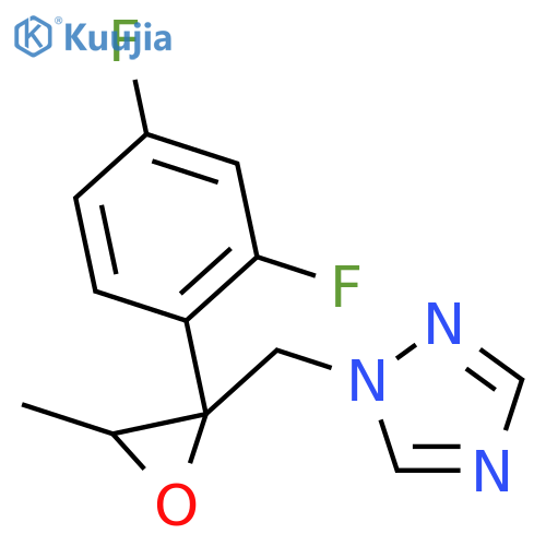 1-(2R,3S)-2-(2,4-Difluorophenyl)-3-methyloxiranylmethyl-1H-1,2,4-triazole structure