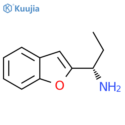 (1S)-1-(1-BENZOFURAN-2-YL)PROPAN-1-AMINE structure