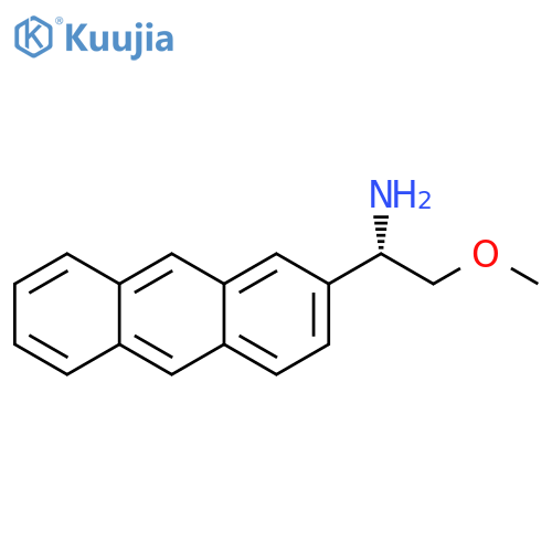 (1S)-1-(2-ANTHRYL)-2-METHOXYETHYLAMINE structure