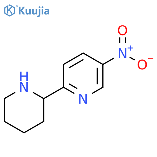5-nitro-2-(piperidin-2-yl)pyridine structure