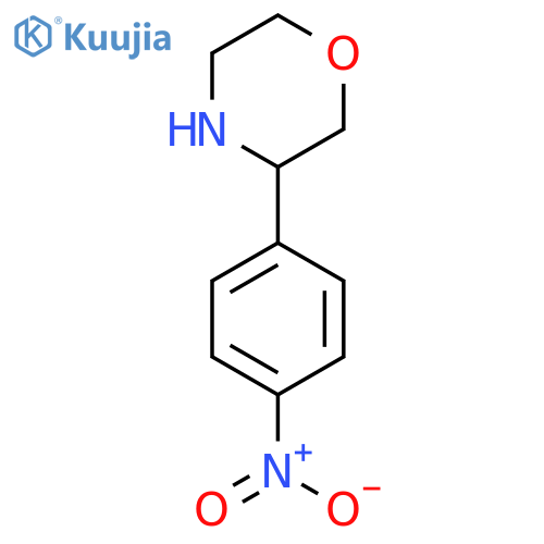 3-(4-nitrophenyl)morpholine structure