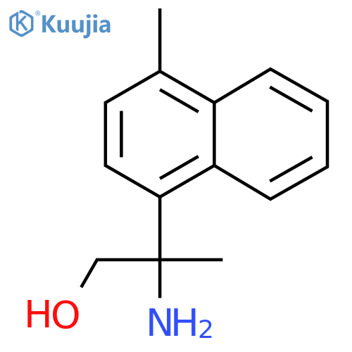2-amino-2-(4-methylnaphthalen-1-yl)propan-1-ol structure