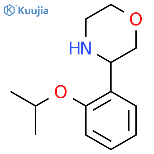 3-2-(propan-2-yloxy)phenylmorpholine structure