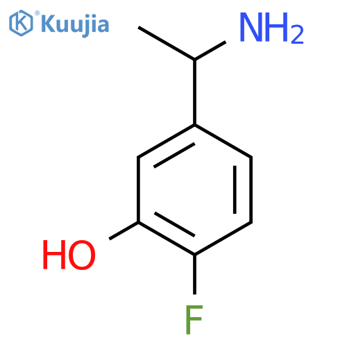 5-(1-Aminoethyl)-2-fluorophenol structure