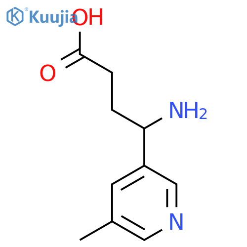 4-Amino-4-(5-methylpyridin-3-yl)butanoic acid structure