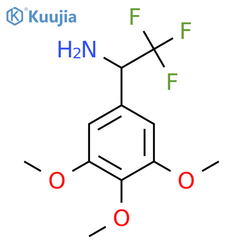 2,2,2-TRIFLUORO-1-(3,4,5-TRIMETHOXYPHENYL)ETHAN-1-AMINE structure