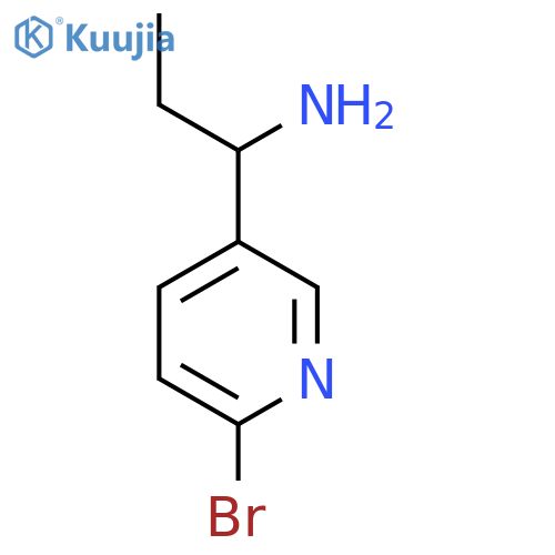 1-(6-Bromopyridin-3-yl)propylamine structure