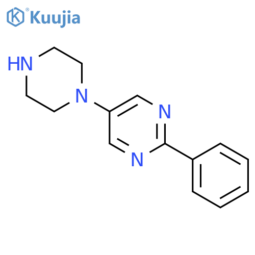 2-Phenyl-5-(piperazin-1-YL)pyrimidine structure
