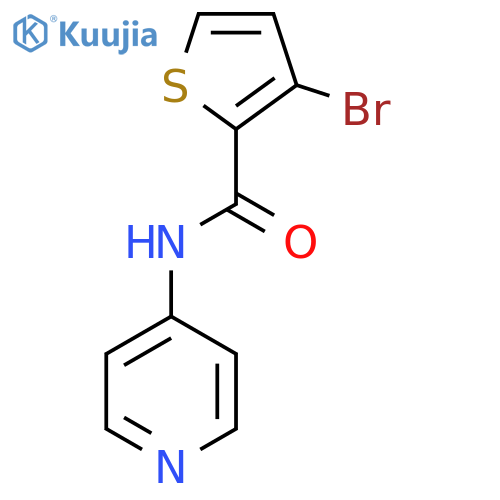 3-Bromo-N-(pyridin-4-yl)thiophene-2-carboxamide structure