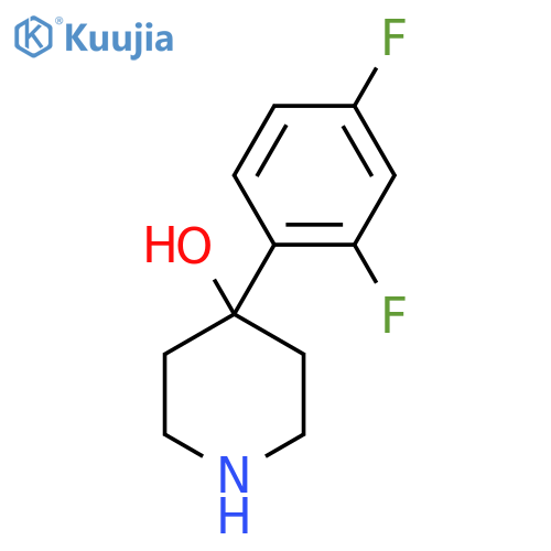 4-(2,4-Difluoro-phenyl)-piperidin-4-ol structure