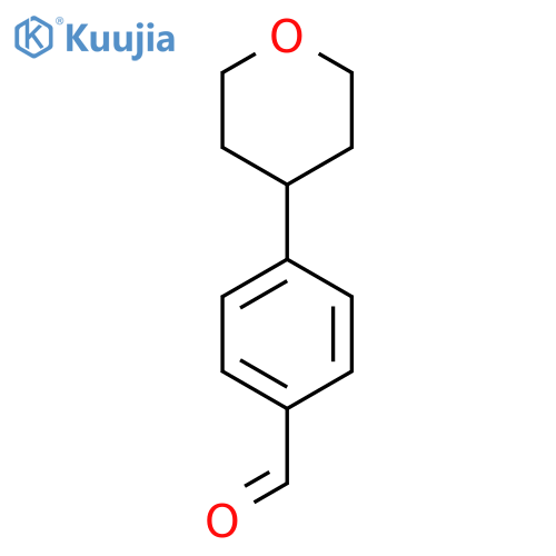 4-(Oxan-4-YL)benzaldehyde structure