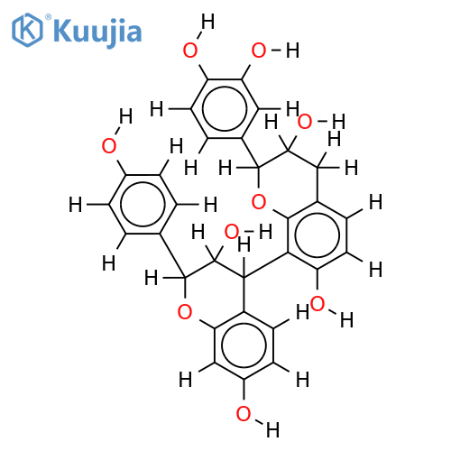 (+)-guibourtinidol-(4alpha,8)-(-)-fisetinidol structure