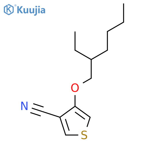 4-(2-Ethylhexyloxy)thiophene-3-carbonitrile structure