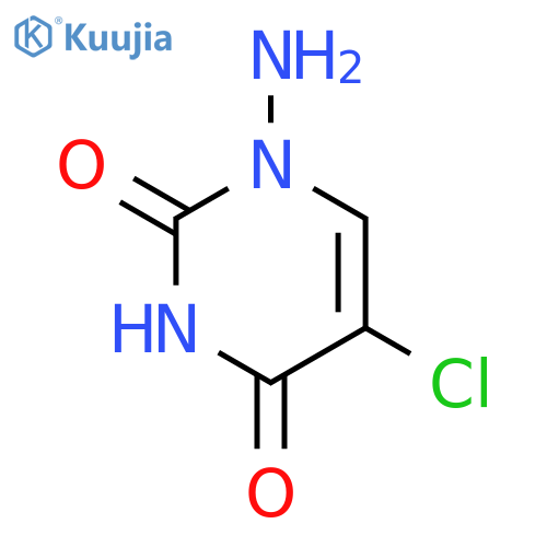 1-amino-5-chloro-1,2,3,4-tetrahydropyrimidine-2,4-dione structure