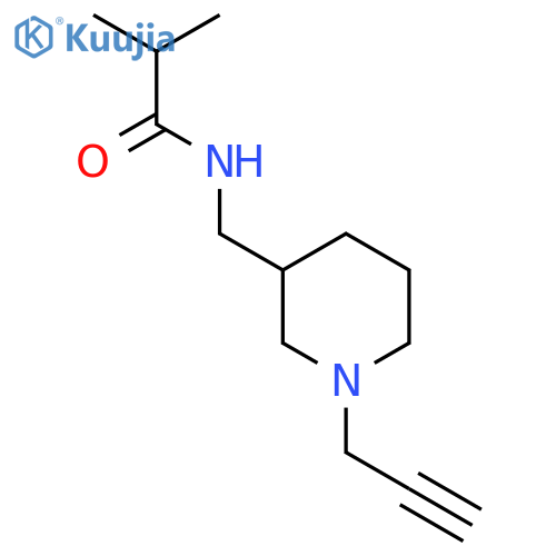 2-methyl-N-{1-(prop-2-yn-1-yl)piperidin-3-ylmethyl}propanamide structure