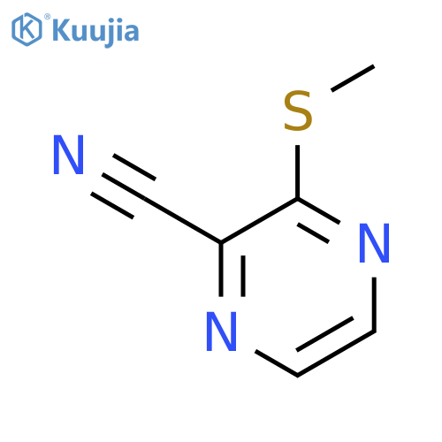 3-(Methylsulfanyl)pyrazine-2-carbonitrile structure