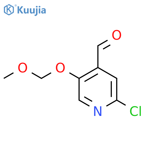 2-Chloro-5-(methoxymethoxy)isonicotinaldehyde structure
