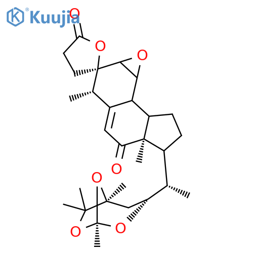 Spiro[2H-cyclopenta[7,8]naphth[1,2-b]oxirene-2,2'(5'H)-furan]-5,5'(3H)-dione,1a,3',4',5a,6,7,8,8a,8b,8c-decahydro-3,5a-dimethyl-6-[(1S)-1-[(1S,3R,5R)-1,5,6,6-tetramethyl-2,7,8-trioxabicyclo[3.2.1]oct-3-yl]ethyl]-,(1aS,2R,3S,5aR,6R,8aS,8bS,8cS)- structure